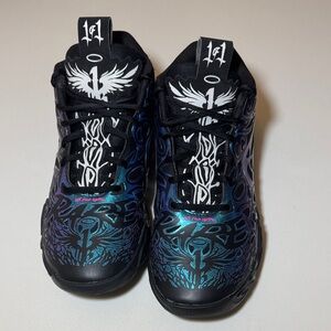 Puma LaMelo Ball MB.04 Kids Black Iridescent Sneakers